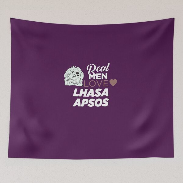 Item preview, Real Men Love Lhasa Apsos  designed and sold by AlwaysAwesome.