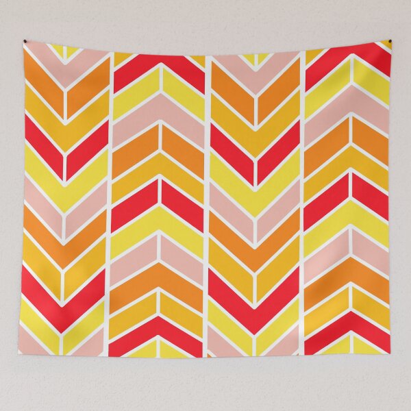 Item preview, Sunset Herringbone Pattern designed and sold by PeachyLitchi.
