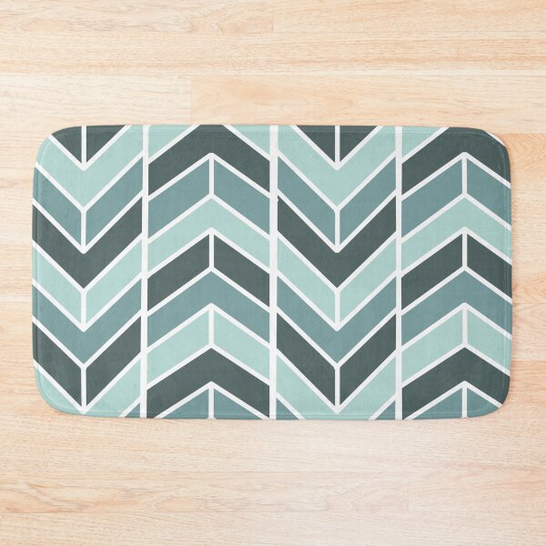 Item preview, Sea Shades Herringbone Pattern designed and sold by PeachyLitchi.