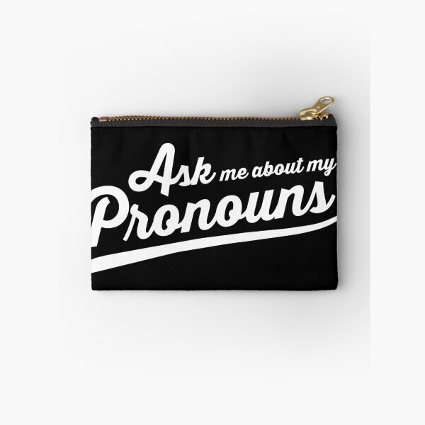 Item preview, Ask Me My Pronouns designed and sold by CattCallCo.