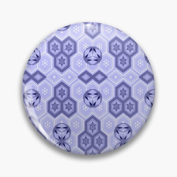 Item preview, Very Peri Geometric Design Vintage Surface Pattern designed and sold by yajyolid.