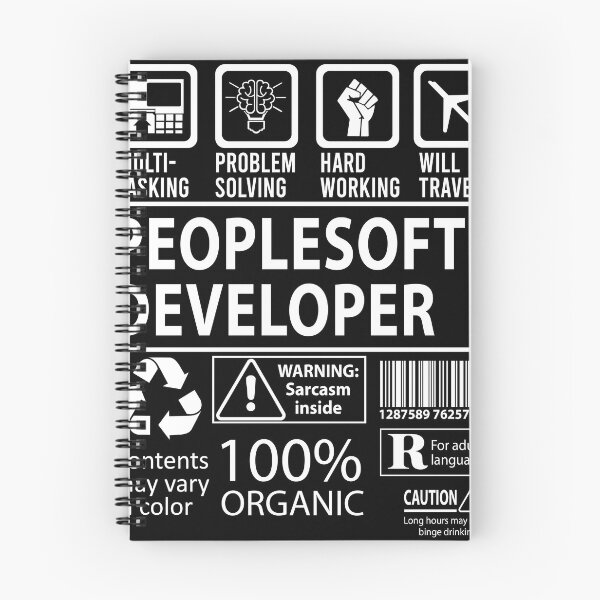 Item preview, Peoplesoft Developer T Shirt - MultiTasking Certified Job Gift Item Tee designed and sold by andahanson.