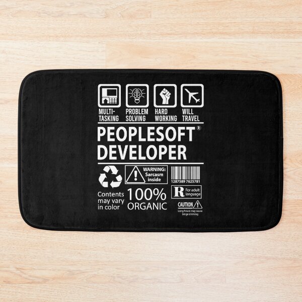 Item preview, Peoplesoft Developer T Shirt - MultiTasking Certified Job Gift Item Tee designed and sold by andahanson.