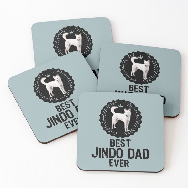 Item preview, Best Jindo Dad Ever gift for Korean Jindo Dog Owners designed and sold by JooArtPrints  ★★★★★.