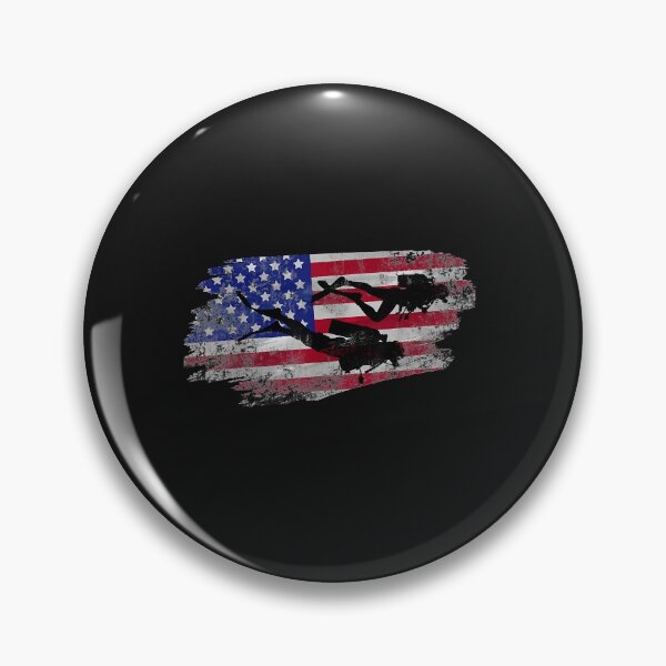 Item preview, Scuba Diving American Flag Diver Down Dive Flag Underwater designed and sold by AdrienDierckx.