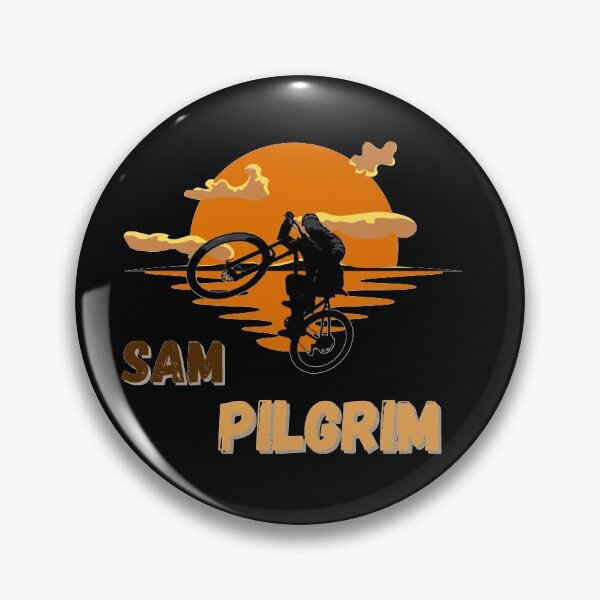 Artikelvorschau, Sam Pilgrim Downhill T-Shirt - Sam Pilgrim Mountainbike Sticker entworfen und verkauft von Marvellasy.