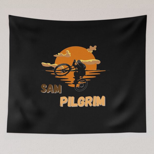 Item preview, Sam Pilgrim Downhill Tshirt - Sam Pilgrim Mountain Bike Sticker designed and sold by Marvellasy.
