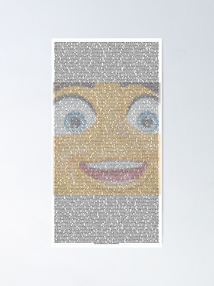 shirt with the entire bee movie script