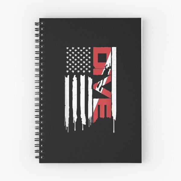 Item preview, Scuba Diving American Flag Vintage USA Diver designed and sold by AdrienDierckx.