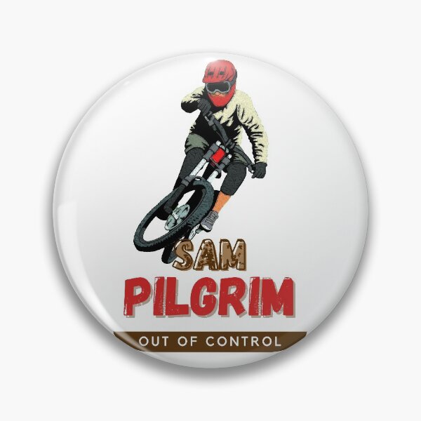 Artikelvorschau, Sam Pilgrim Downhill T-Shirt - Sam Pilgrim Mountainbike Sticker entworfen und verkauft von Marvellasy.