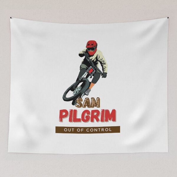 Item preview, Sam Pilgrim Downhill Tshirt - Sam Pilgrim Mountain Bike Sticker designed and sold by Marvellasy.