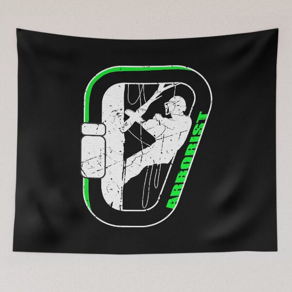 Item preview, Carabiner Tree Climber chainsaw Arborist designed and sold by shopKKKISS.
