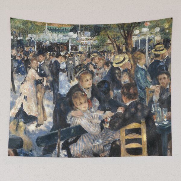 Aperçu de l'œuvre Bal du moulin de la Galette de Renoir créée et vendue par artclassics.