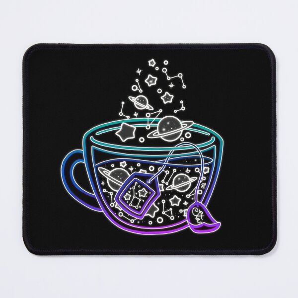 Item preview, Neon Galaxy Tea (Blue/green) designed and sold by heysoleilart.
