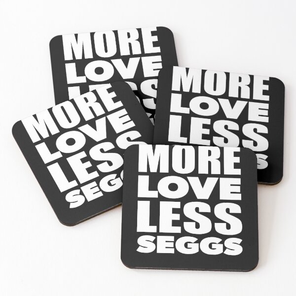 Item preview, More Love Less Seggs Meme designed and sold by RoguePixel.