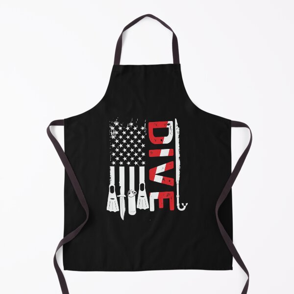 Item preview, Vintage Scuba Diving Gear American Scuba Diver Down Flag designed and sold by AdrienDierckx.