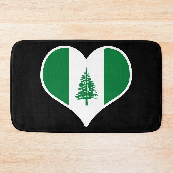 Item preview, Norfolk Island Flag Heart designed and sold by PKHalford.