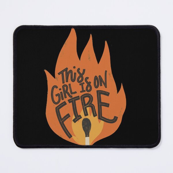 Item preview, This Girl is on Fire designed and sold by latheandquill.
