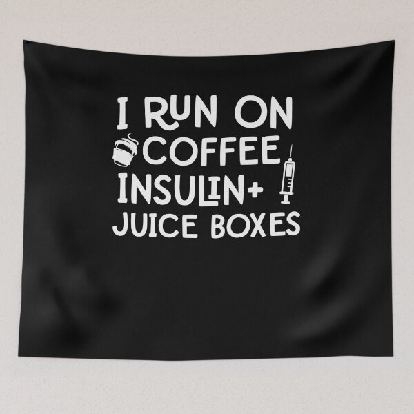 Item preview, I Run On Coffee Insulin And Juice Boxes Shirt, Type 1 Diabetes, Funny Diabetes Shirt, Diabetes Awareness, Insulin Shirt, Shirt for Diabetic designed and sold by aymob.