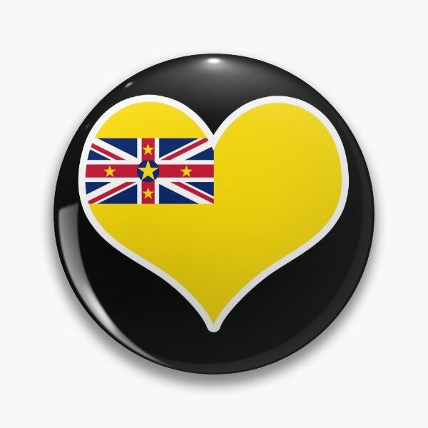 Item preview, Niue Flag Heart designed and sold by PKHalford.
