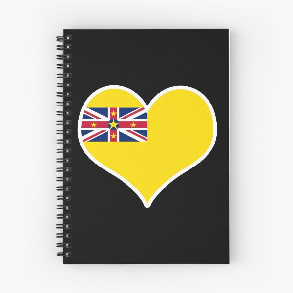 Item preview, Niue Flag Heart designed and sold by PKHalford.