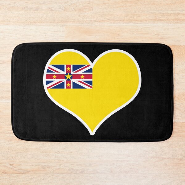 Item preview, Niue Flag Heart designed and sold by PKHalford.