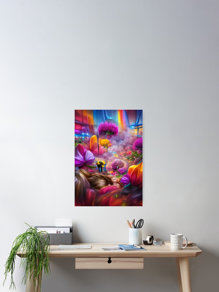 Society6 ケース FLORAL FANTASY Bold Abstract Flowers Acrylic FLORAL FANTASY Bold Abstract Flowers Acrylic Textural
