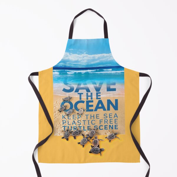 Item preview, Save the Ocean Keep the Sea Plastic Free Turtle Scene designed and sold by LeoGallery.