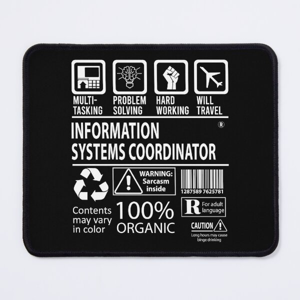 Item preview, Information Systems Coordinator T Shirt - MultiTasking Certified Job Gift Item Tee designed and sold by andahanson.
