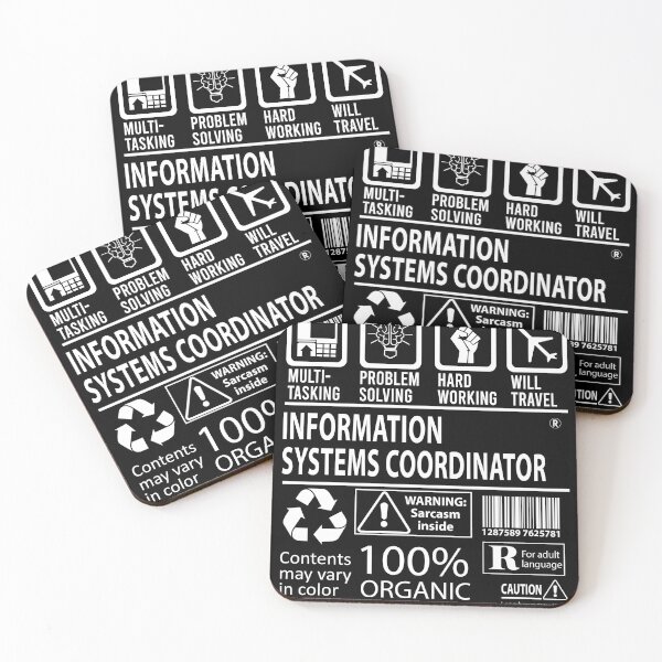 Item preview, Information Systems Coordinator T Shirt - MultiTasking Certified Job Gift Item Tee designed and sold by andahanson.