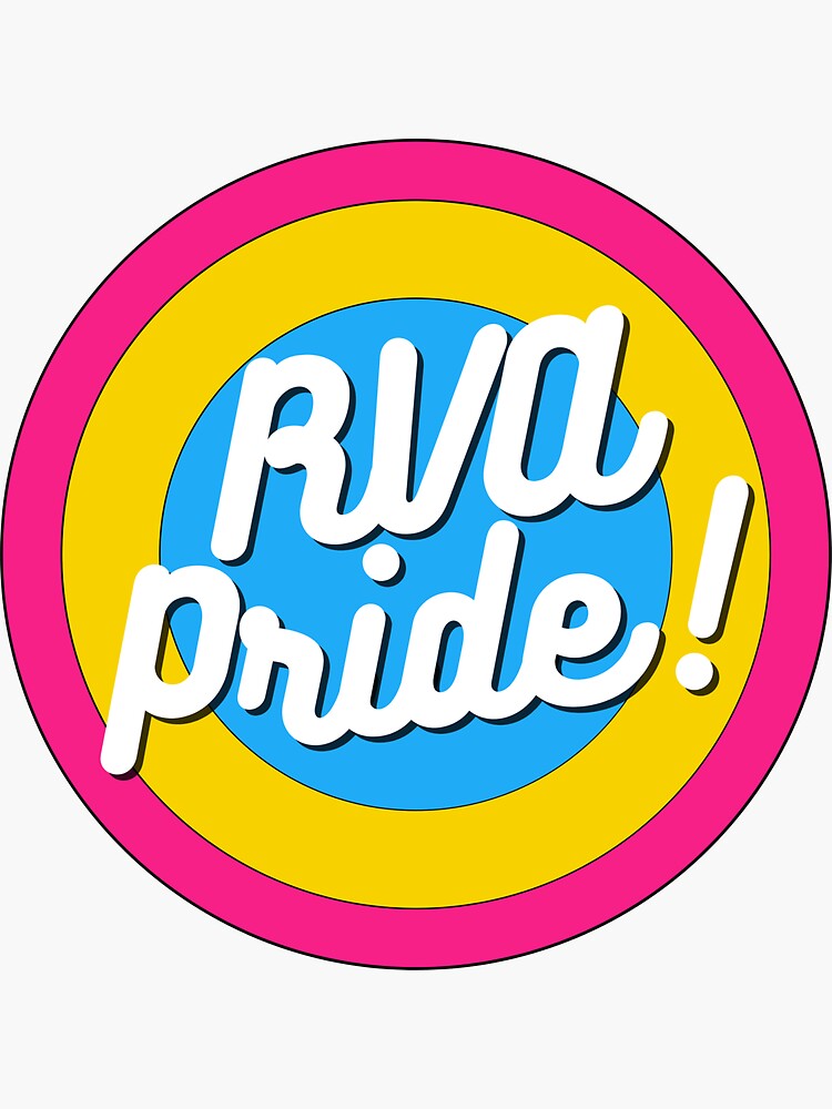"RVA Pride! Pan Pride logo" Sticker for Sale by hedleylamaar Redbubble