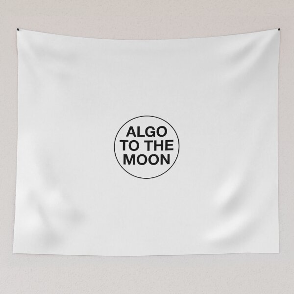 Item preview, ALGO To The Moon designed and sold by lovenematodes.