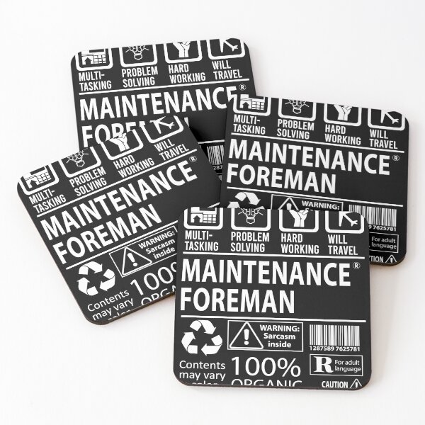 Item preview, Maintenance Foreman T Shirt - MultiTasking Certified Job Gift Item Tee designed and sold by oslandefren.