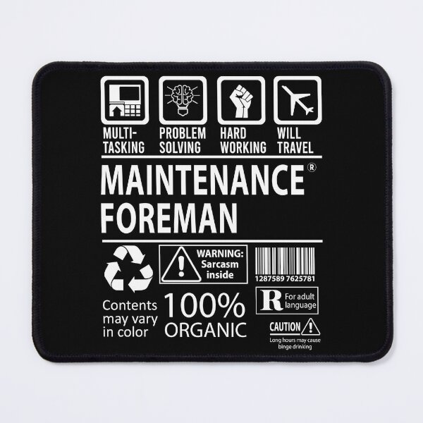 Item preview, Maintenance Foreman T Shirt - MultiTasking Certified Job Gift Item Tee designed and sold by oslandefren.
