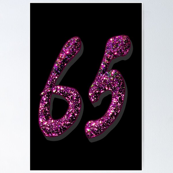 Item preview, 65th birthday numbers designed and sold by GlamourChick.