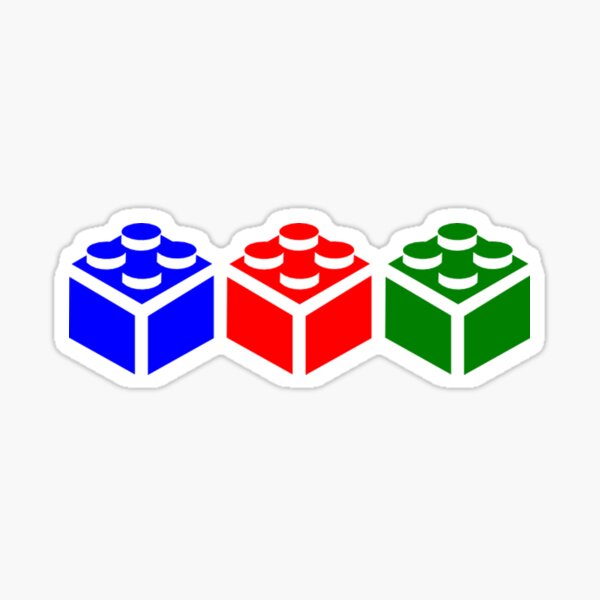 Vista previa del artículo con la obra «Diseño de ladrillo tricolor», diseñado y vendido por maybeoffensive.