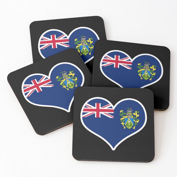 Item preview, Pitcairn Islands Flag Heart designed and sold by PKHalford.