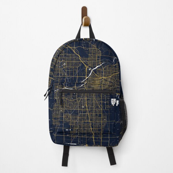 Item preview, Bakersfield City Map of California, USA - Gold Art Deco designed and sold by deMAP.