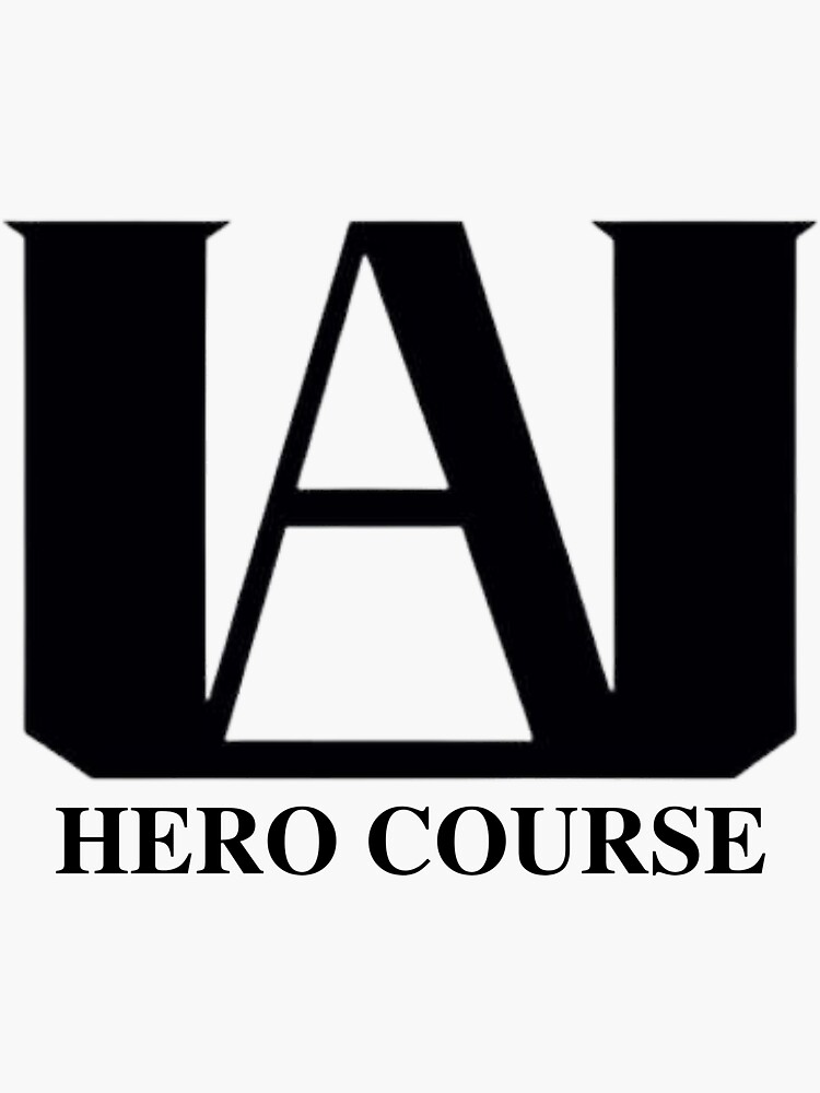 quot UA Hero Course MHA quot Sticker for Sale by TheEnglishRose Redbubble quot UA Hero Course MHA quot Sticker for Sale by TheEnglishRose Redbubble