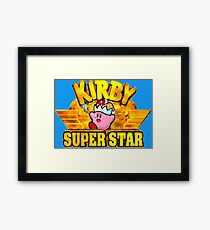 Kirby Super Star (SNES Title Screen) Framed Print