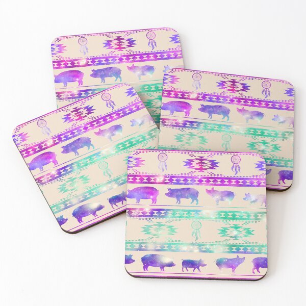 Item preview, Purple Pink Galaxy Pig designed and sold by SweetTea4U.