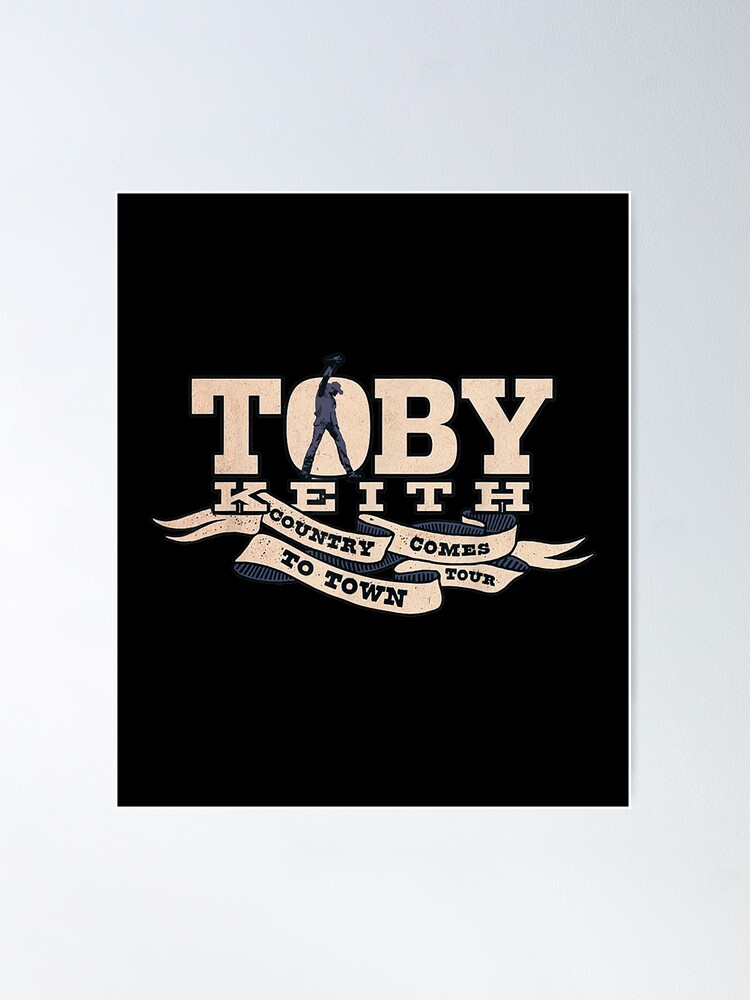Disover American Country Music Singer Toby Keith Poster