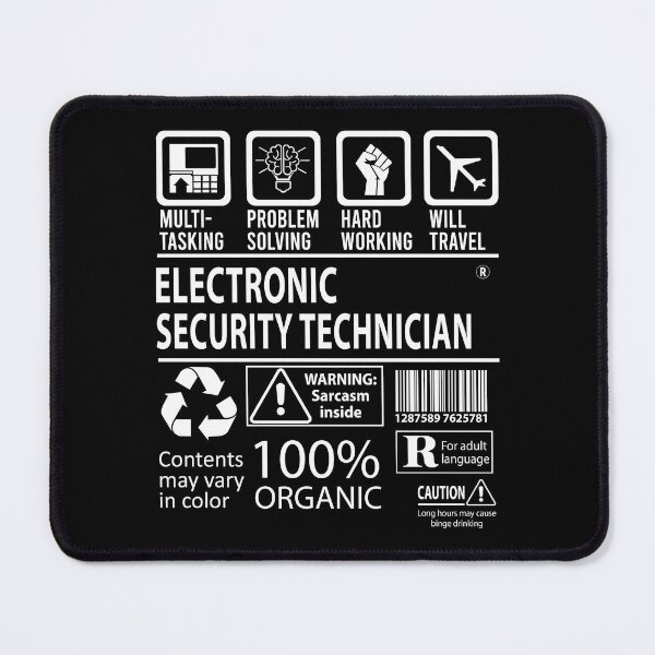Item preview, Electronic Security Technician T Shirt - MultiTasking Certified Job Gift Item Tee designed and sold by sabinacsnm.