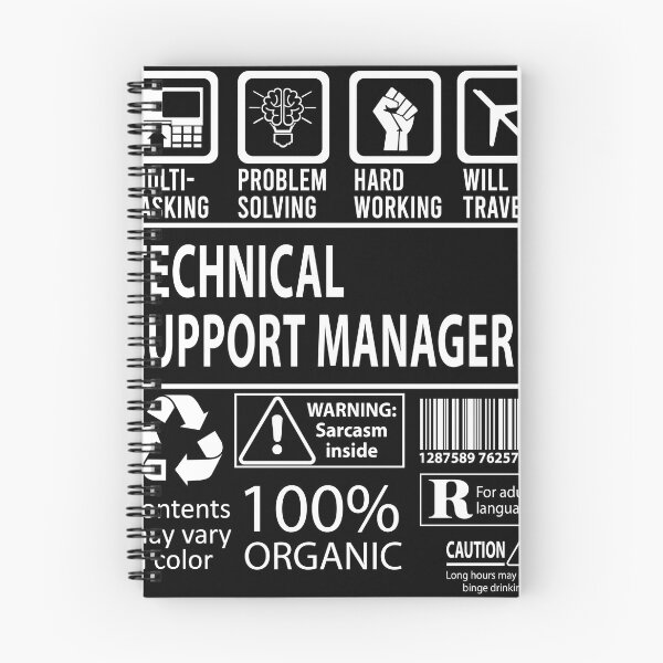 Item preview, Technical Support Manager T Shirt - MultiTasking Certified Job Gift Item Tee designed and sold by andahanson.