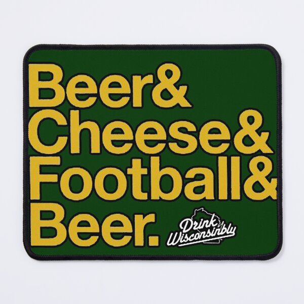 Item preview, Beer & Cheese & Football & Beer Drink Wisconsinbly designed and sold by virginiacuer39.