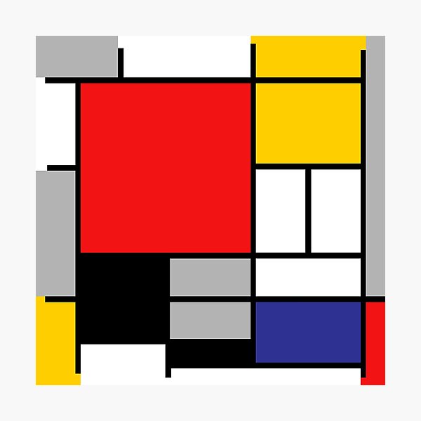 Geometric Pattern In Mondrian Style キッチンオフィス用のプリントラウンドガラス冷蔵庫マグネット冷蔵庫ステッカーデコレーションかわいい Curveusbgu Godawaripowerispat Com