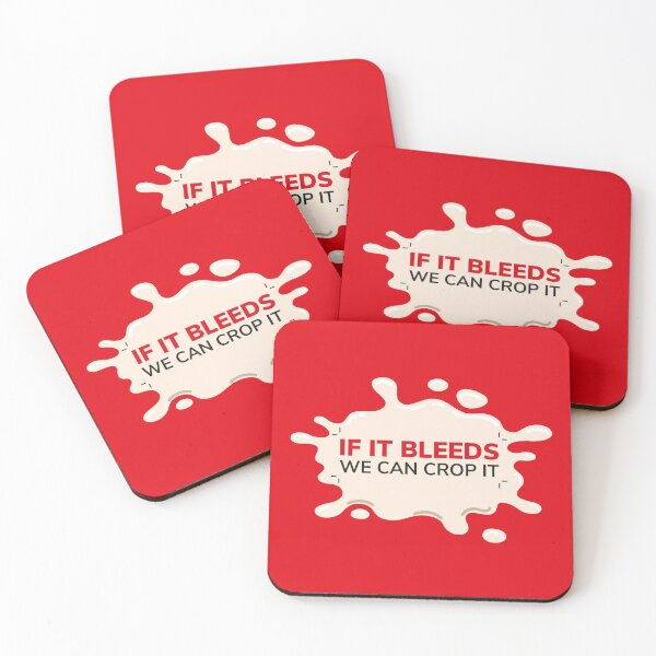 Item preview, If it bleeds we can crop it | Designer humor designed and sold by projectpima.