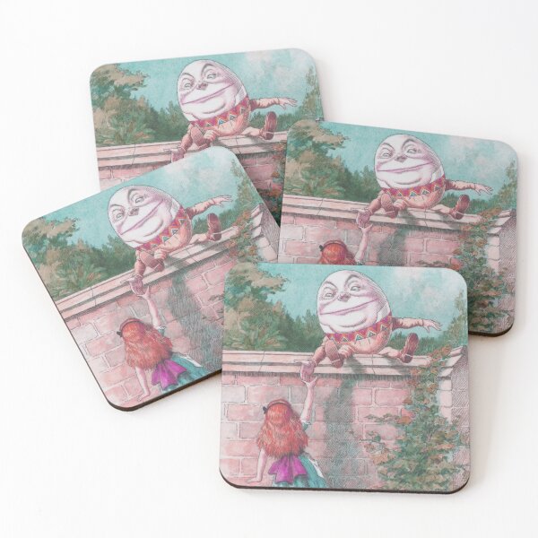 Item preview, Alice in Wonderland and Humpty Dumpty funny Easter picture designed and sold by Mauswohn.