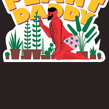 Artwork thumbnail, Plant Daddy Sticker by ReneScherer