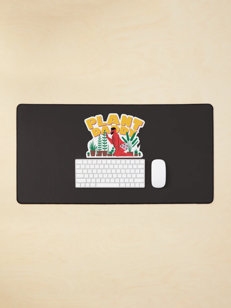 Thumbnail 1 of 5, Mouse Pad, Plant Daddy Sticker designed and sold by ReneScherer.